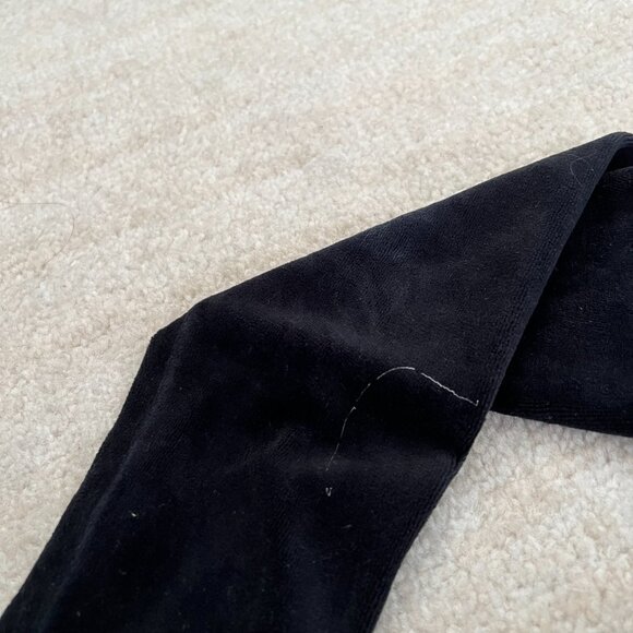 Juicy Couture Velour Zip Up Hoodie Track Jacket M Black - Picture 8 of 13